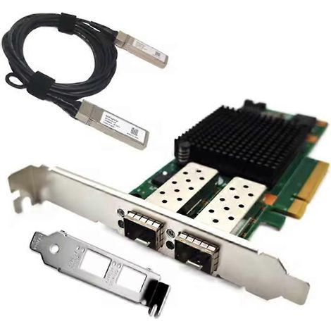 10g Gigabit Glasfaser-netzwerkkarte Mit Zwei Pcie-optikanschlüssen Für X520-da2 E10g42btda Sr2 82599es
