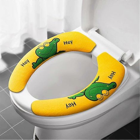 Selbstklebendes Wc-sitzkissen, Rutschfest, Wasserdicht Und Leicht Austauschbar