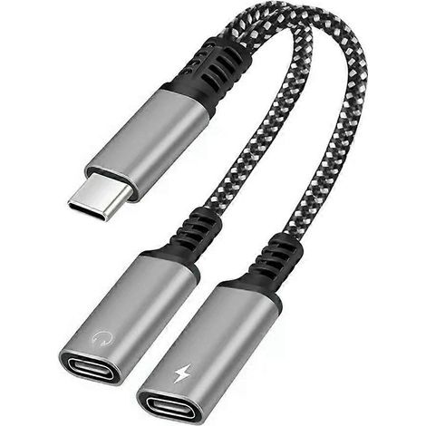 2-in-1 Usb-c Auf Dual Usb-c Kopfhörer-splitter-audioadapter