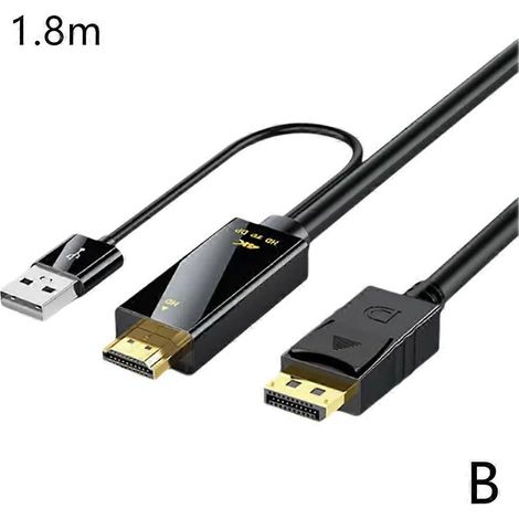 Hdmi-zu-displayport-kabel 19 Cm/
