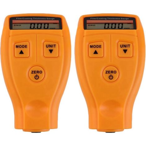 2x Gm200 Lcd Digitales Lackschichtdickenmessgerät Mit Sonde