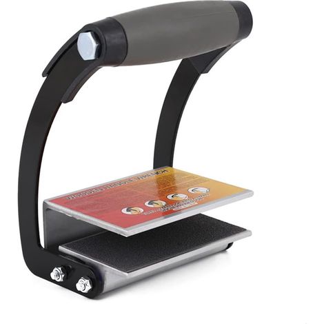 Überbrückender Gipskartonplattenheber Aus Schwarzem Eisen, Ergonomischer Gipskartonplattenheber, Gorilla Gripper Stützplatten-greifplatten Zum Bequemen Anheben Von Sperrholzplatten