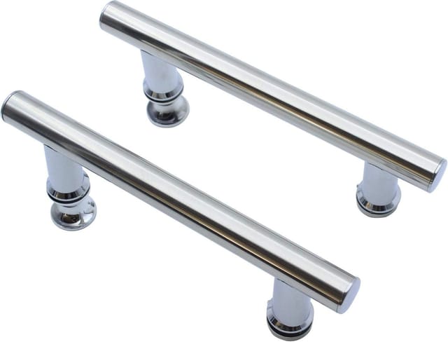 Set Mit 2 Duschtürgriffen Aus Edelstahl, 145 Mm