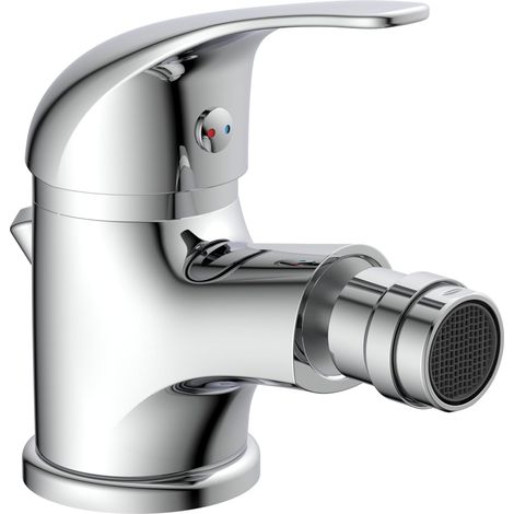 Bidet-armatur Mit Ablauf Und Zugstange, Schwenkbare Mischbatterie, Marke Chrome