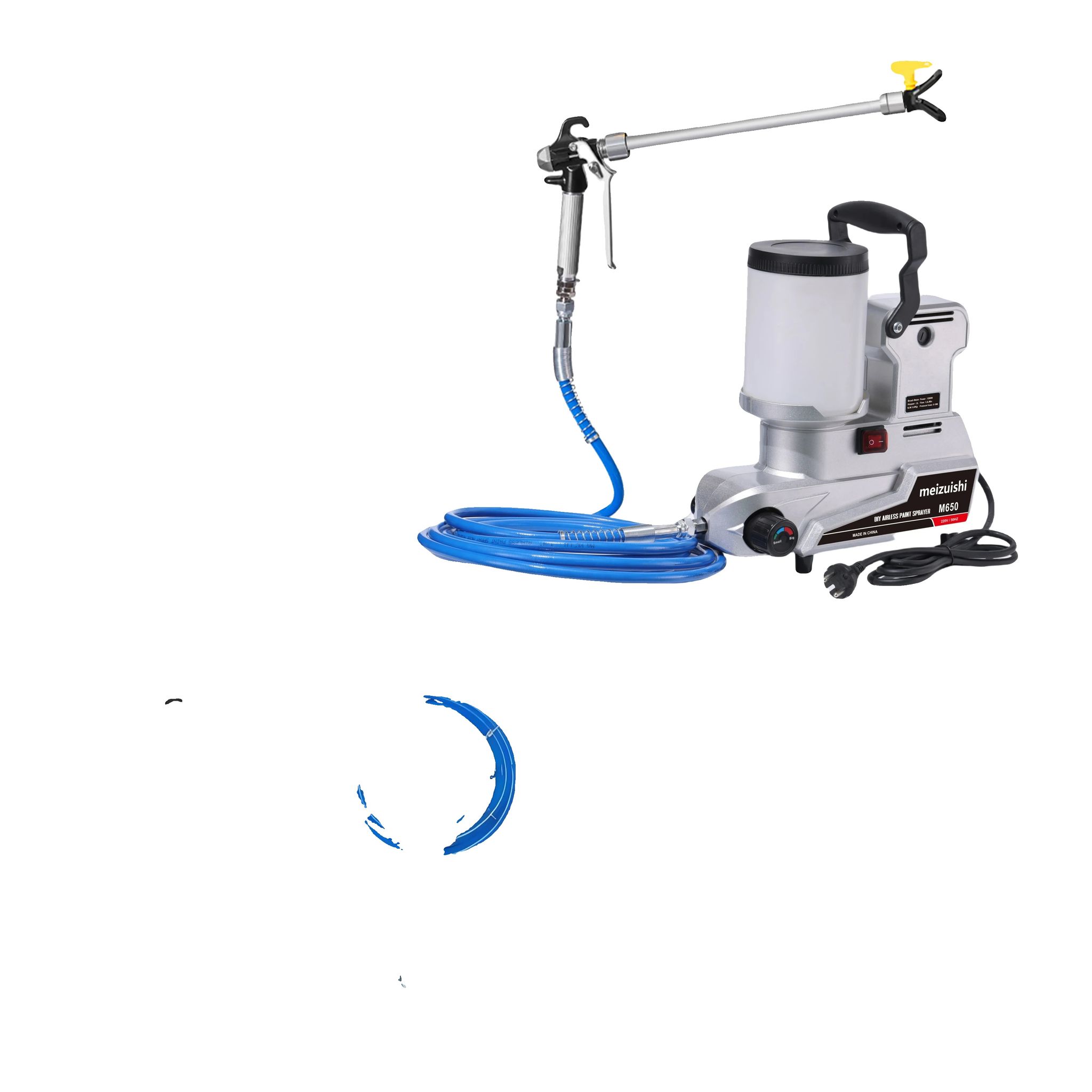 Airless-farbspritzgerät, Tragbar, Elektrisch, Hohe Effizienz, 1200 W