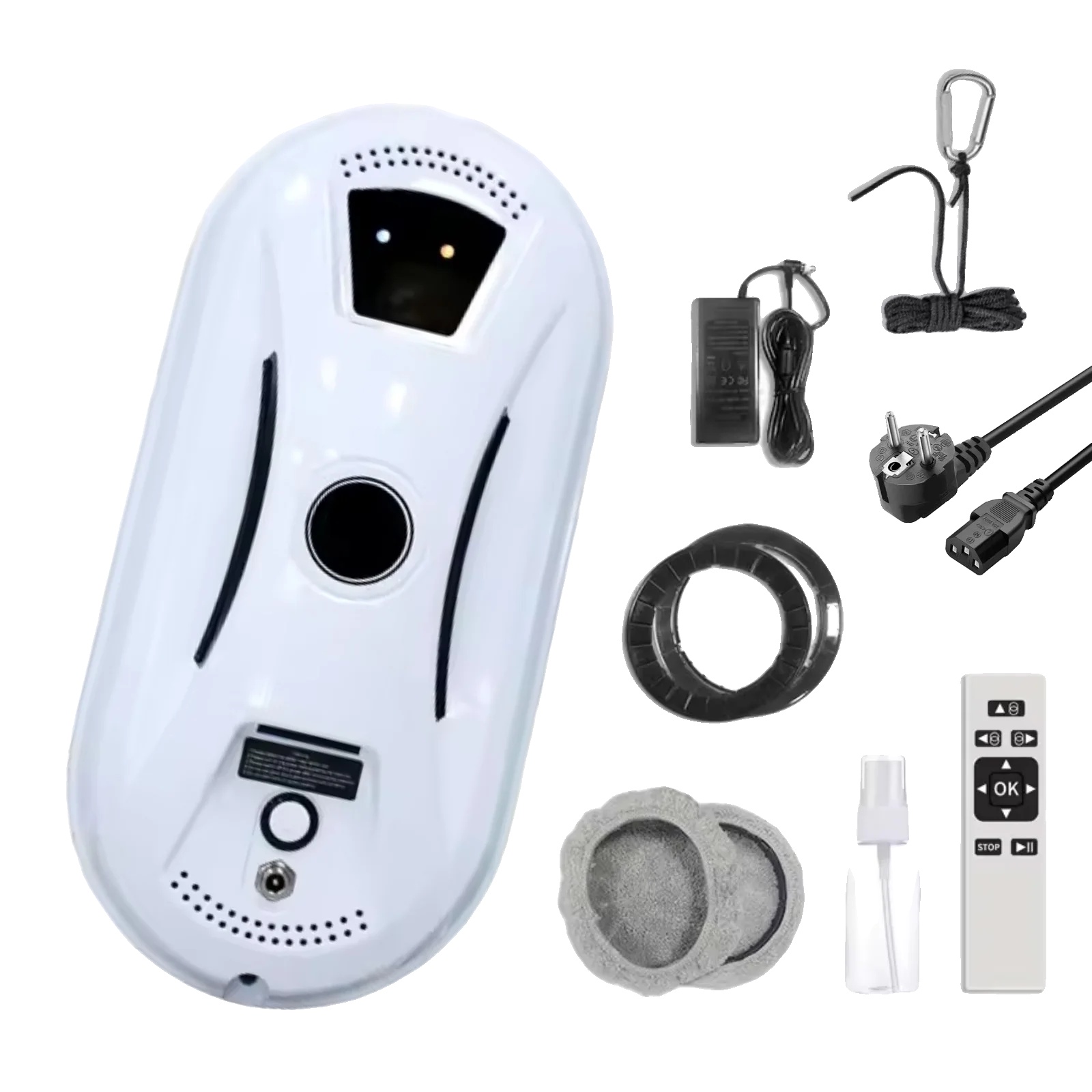 Fensterputzroboter, 2800 Pa Saugkraft, Fernbedienung