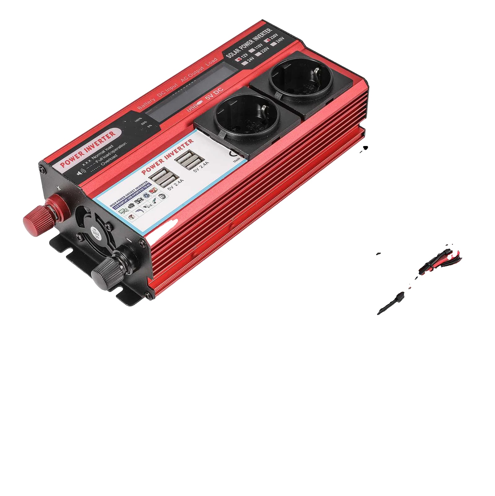 Wechselrichter, 4000 W Spitzenleistung, 800 W Dauerleistung