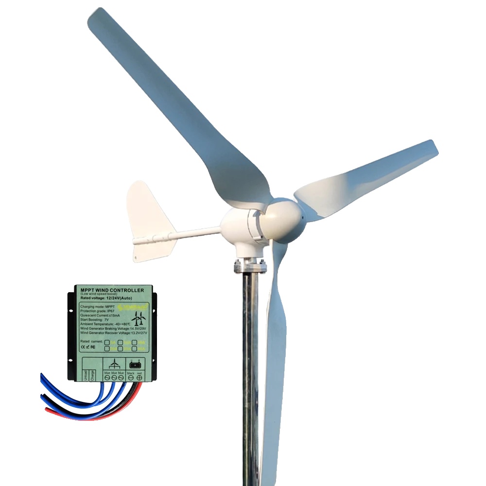 Windkraftanlage, Netzunabhängige Energielösung, Nachhaltiges Bauen
