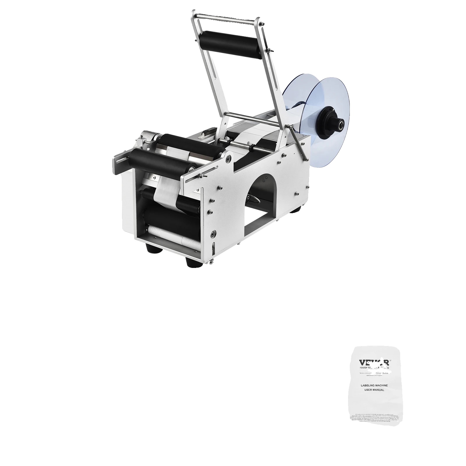 Halbautomatische Etikettiermaschine Für Runde Flaschen, Hohe Etikettiergeschwindigkeit, Benutzerfreundliches Design, Mt-50alu