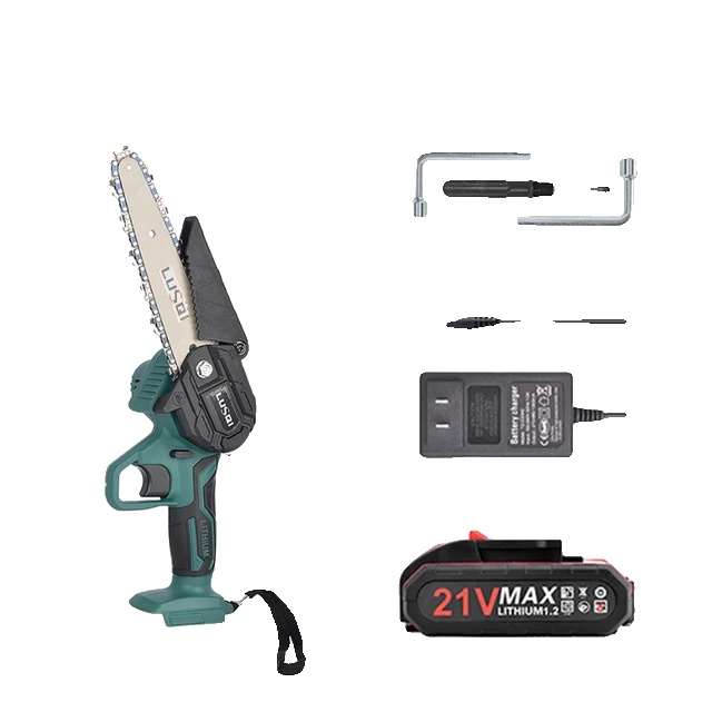 Kabellose Gartenschere, Doppelfunktion, Ergonomischer Griff, 6-zoll-akku
