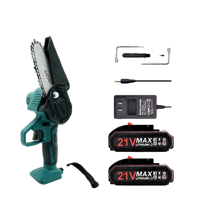 Kabellose Gartenschere, Doppelfunktion, Ergonomischer Griff, 4-zoll-akku