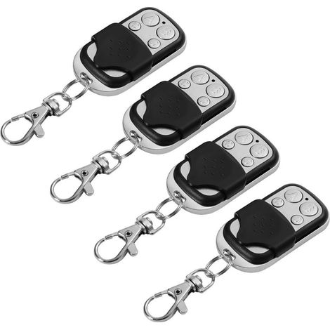 Set Mit 4 Universalfernbedienungen Für Automatische Tore, Frequenz 433,92 Mhz, Festcode