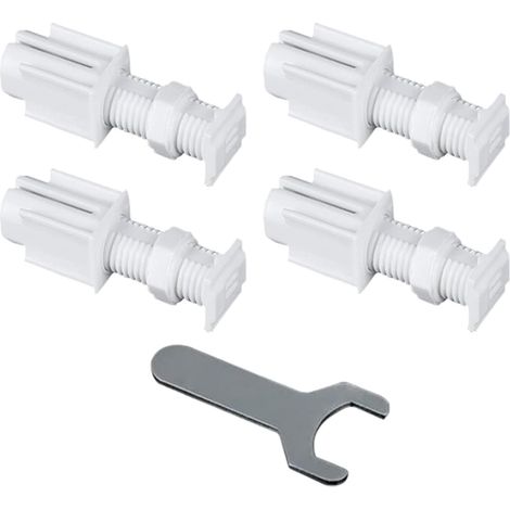 4-teiliges Rollladen-montageset, Halterungen, Ersatzleisten, Pc-material, Fensterreparatur Für Haus Und Büro, Weiß