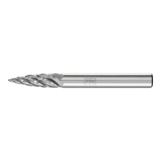 Hartmetall Hochleistungsfrässtift steel Spitzbogen spg ø 06x18 mm Schaft-Ø 6 mm für Stahl - Pferd