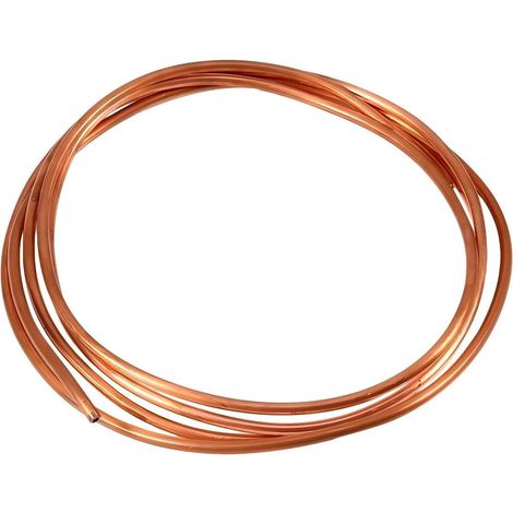 M Kupferrohr, Flexibler Kupferschlauch, Außendurchmesser 4 Mm X Innendurchmesser 3 Mm, Für Sanitärinstallationen, Kälteanlagen Und Generatoren