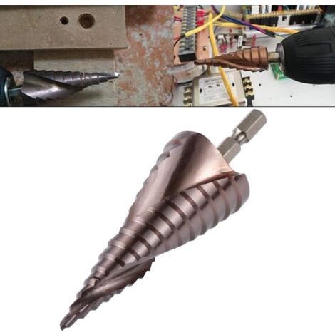 M35 Kobalt-spiral-stufenbohrer – 1/4"-sechskantgriff – 15 Größen – 432 Mm