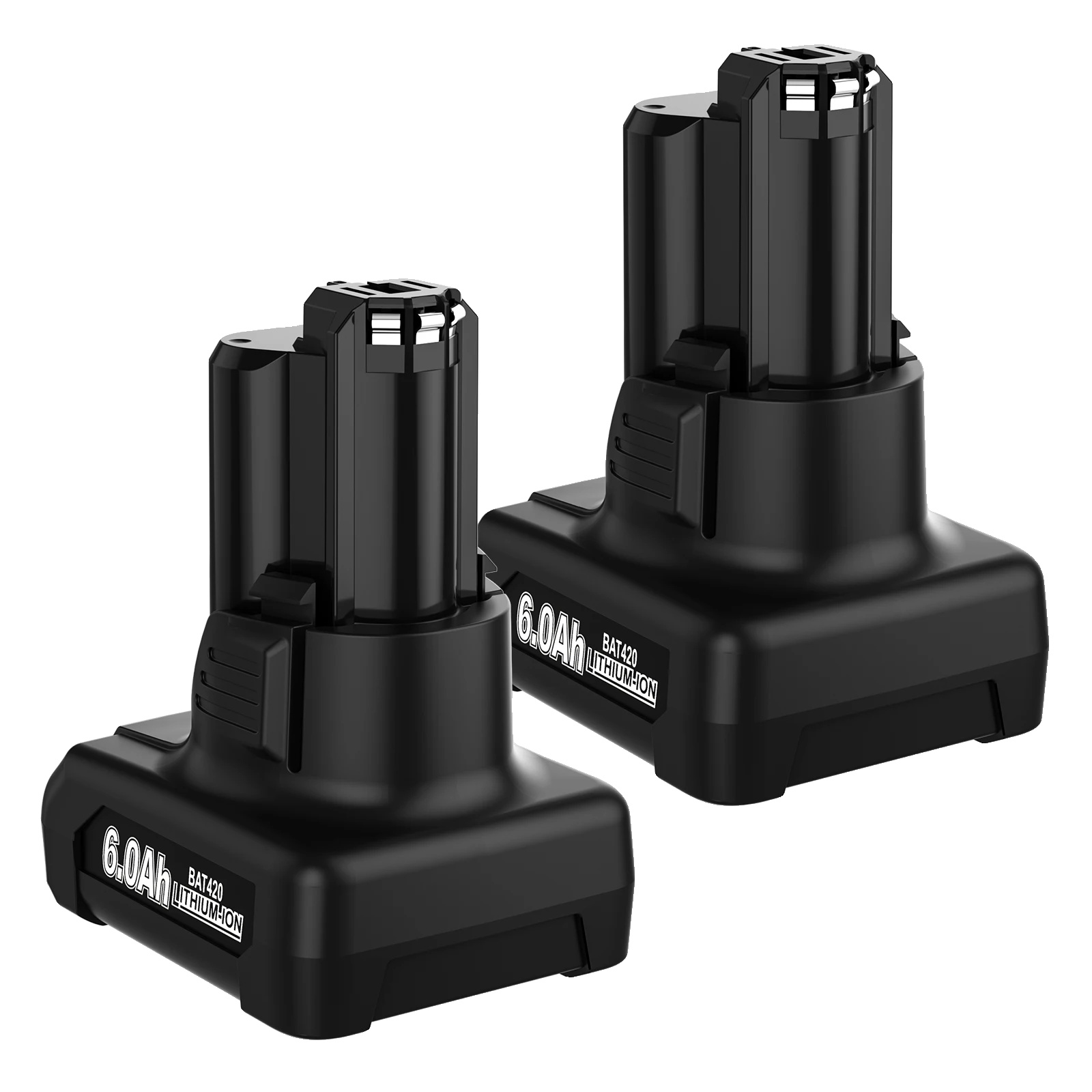 Ersatzakku Für Bosch 10,8 V/12 V, 6000 Mah Kapazität, Lithium-ionen-technologie, 2er-pack, 12 V