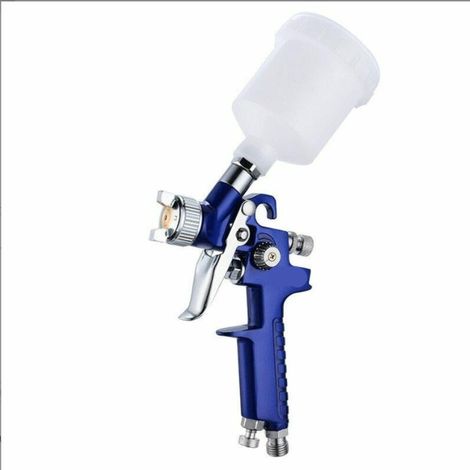 Professionelle Farbspritzpistole Mit 120-ml-kunststoffbecher Und 0-8-mm-düsen