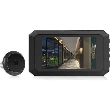 Drahtlose Video-türklingelkamera Mit 1080p-auflösung (3,97 Zoll, Farbbildschirm), Pir-bewegungsmelder Und Zwei-wege-audiofunktion