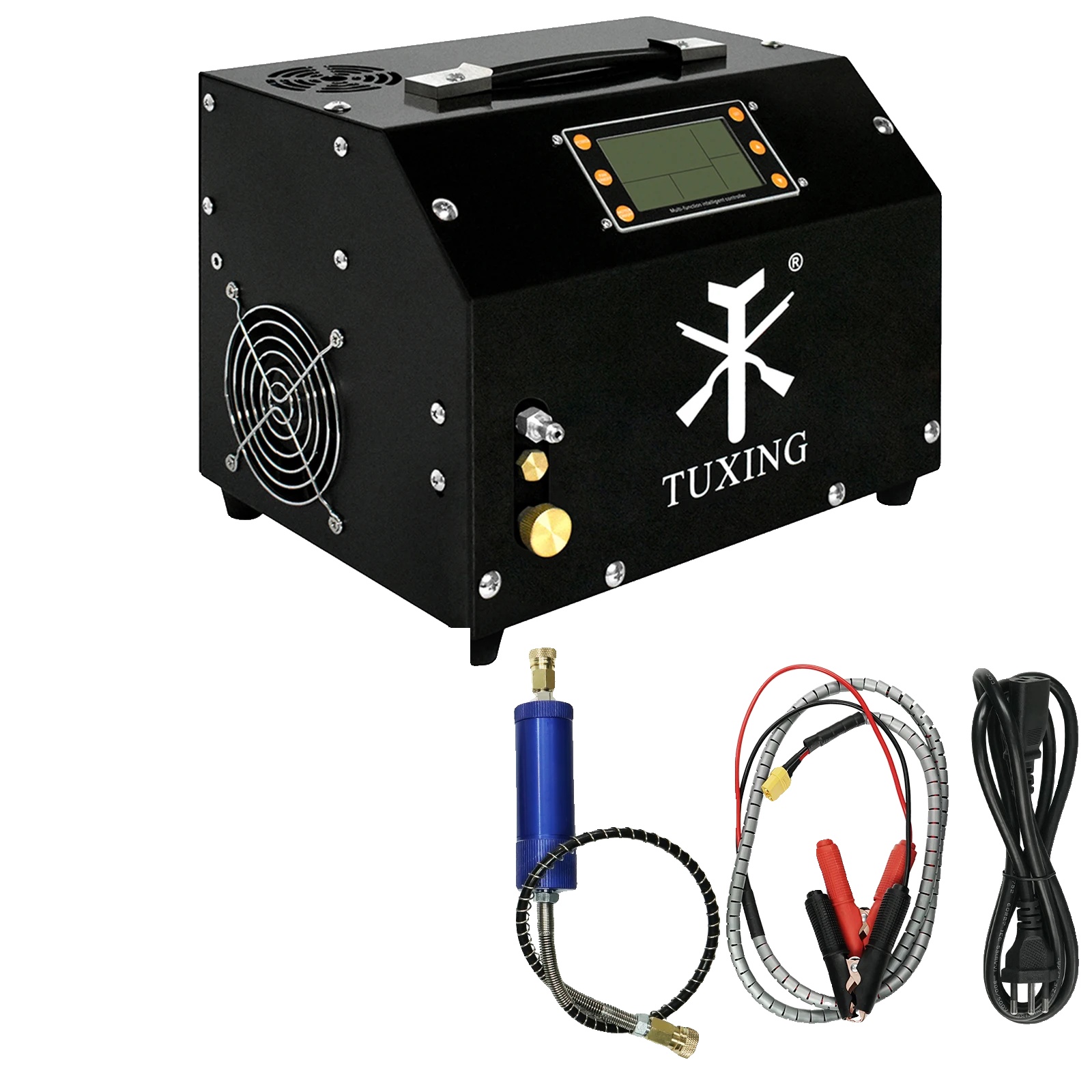 Pcp-luftkompressor, Hochdruck, 4500 Psi, Tragbare Pumpe Mit Automatischer Abschaltung Für Luftgewehre, Paintball, Tauchflaschen Und Autoreifen, Txet063, 220 V