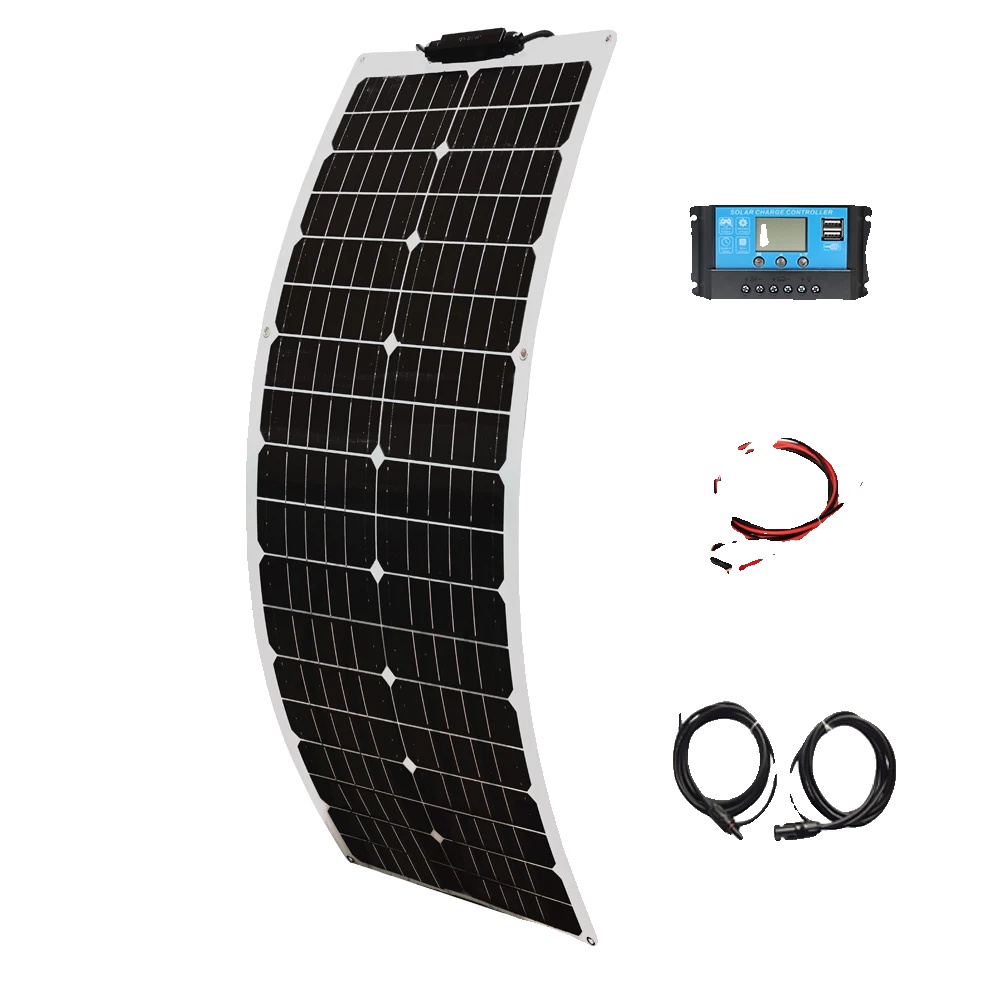 Monokristallines, Flexibles Solarpanel-set