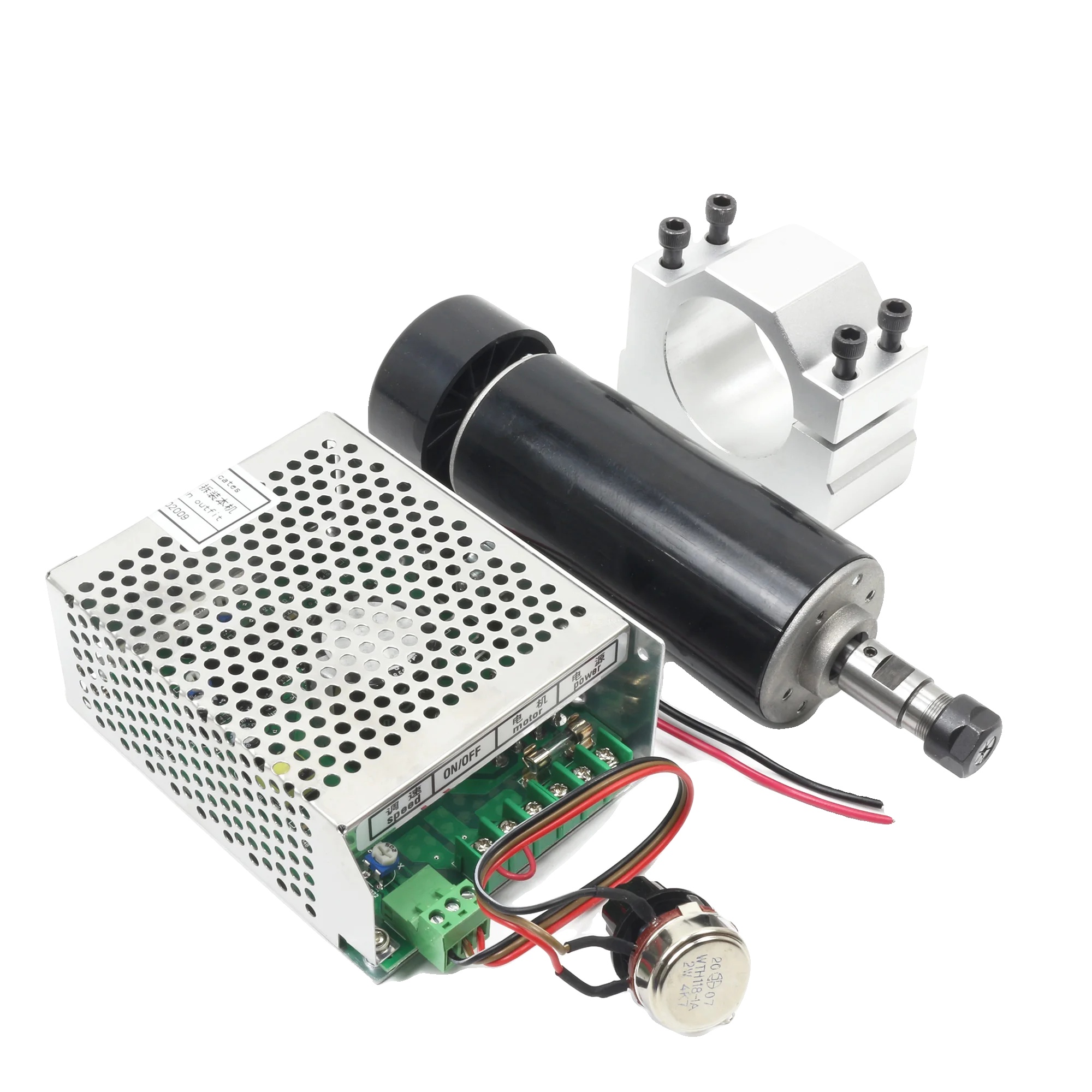 Spindelmotor, 500 W Leistung, Drehzahlregler