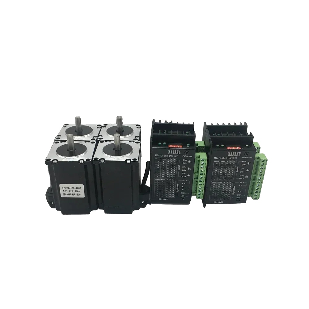 Schrittmotor, Nema 23, Tb6600 Treiber, 4-teiliges Set, 1,2 Nm