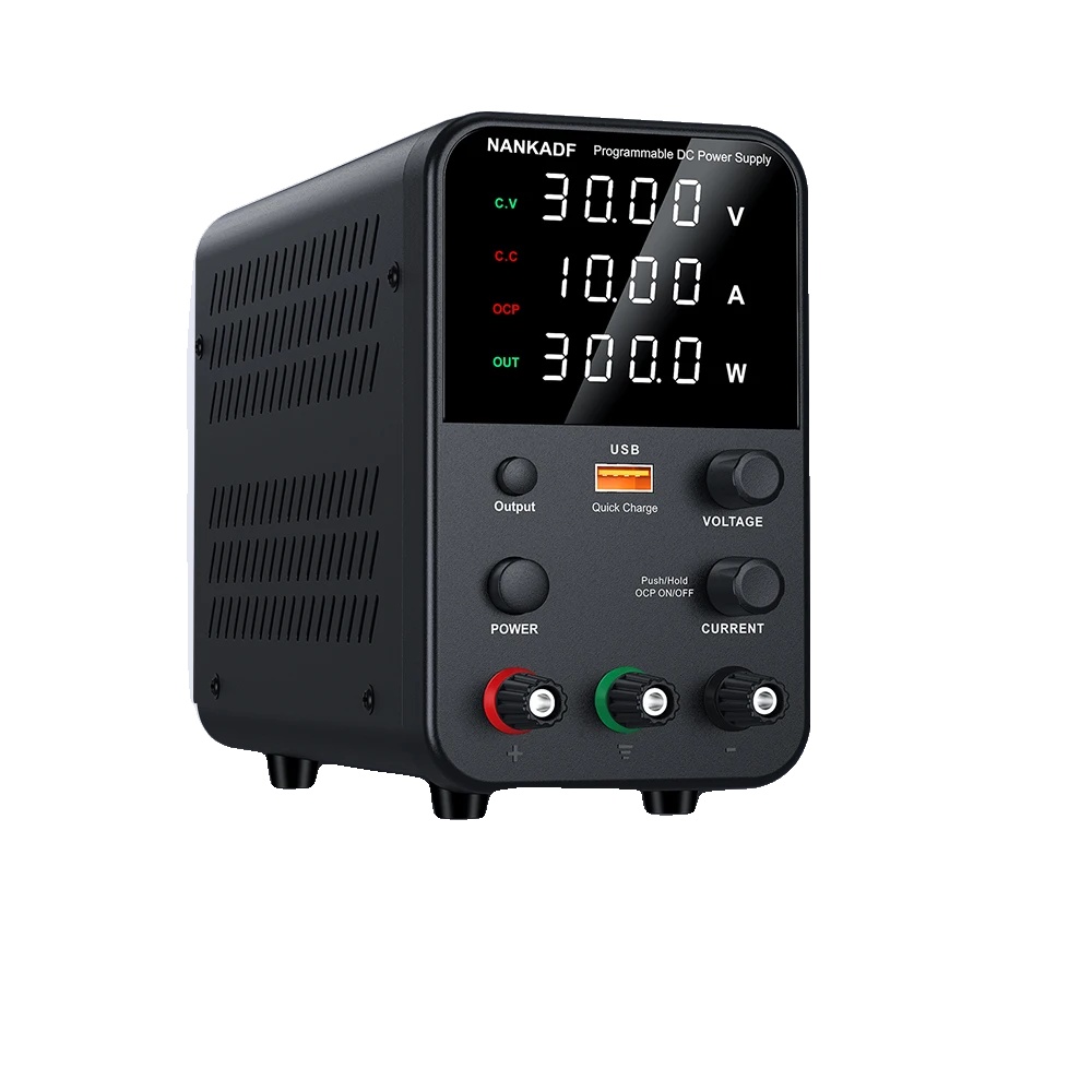 Gleichstromnetzteil, 0–30 V, 0–10 A Ausgang, Wps3010h-n Schwarz