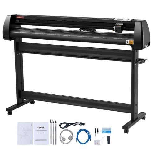 Vevor 53 Inch Vinyl Schneideplotter Vinyl Cutter Plotter 1350 mm Slogan Cutting Plotter Desktop Machine mit der Software
