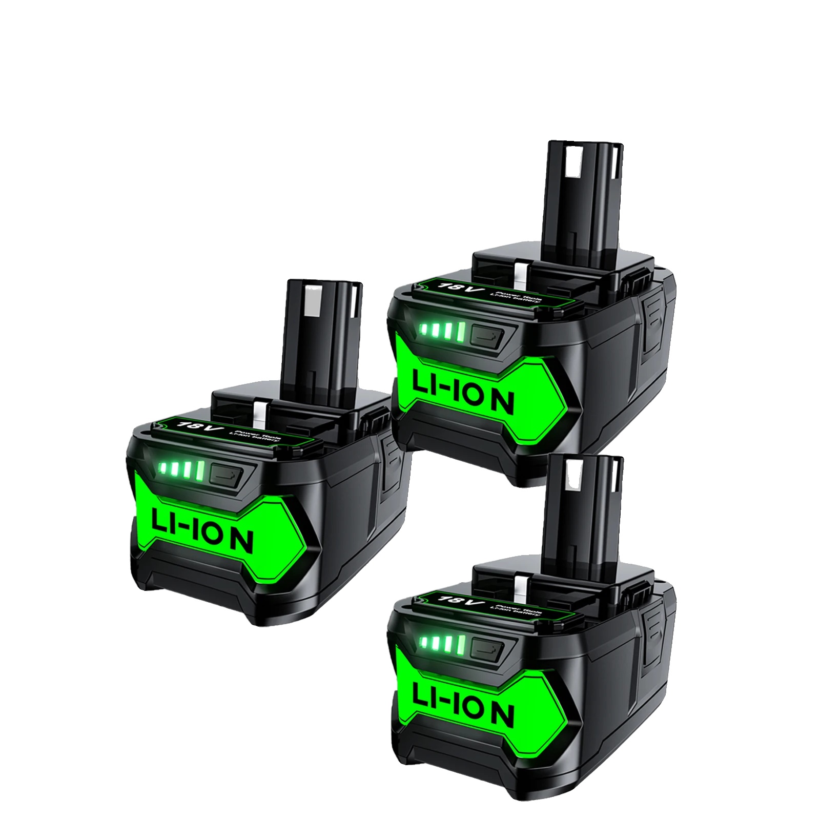 Lithium-ionen-akku, 6000 Mah Kapazität, Kompatibel Mit Ryobi P108