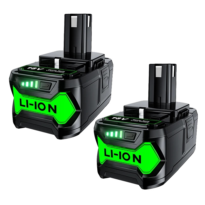 Ryobi 18v Ersatzakku, Erhältlich Mit 6000 Mah Und 9000 Mah, Lithium-ionen-technologie