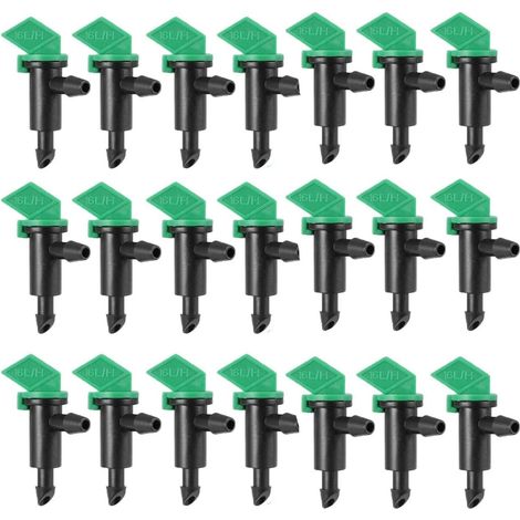 Packung Mit 100 4 Gph (16 L/h) Flaggen-tropfern Für Automatische Bewässerungssysteme, Passend Für 4 Mm/7 Mm Schlauch, Ideal Für Rasenflächen Und Gemüsegärten