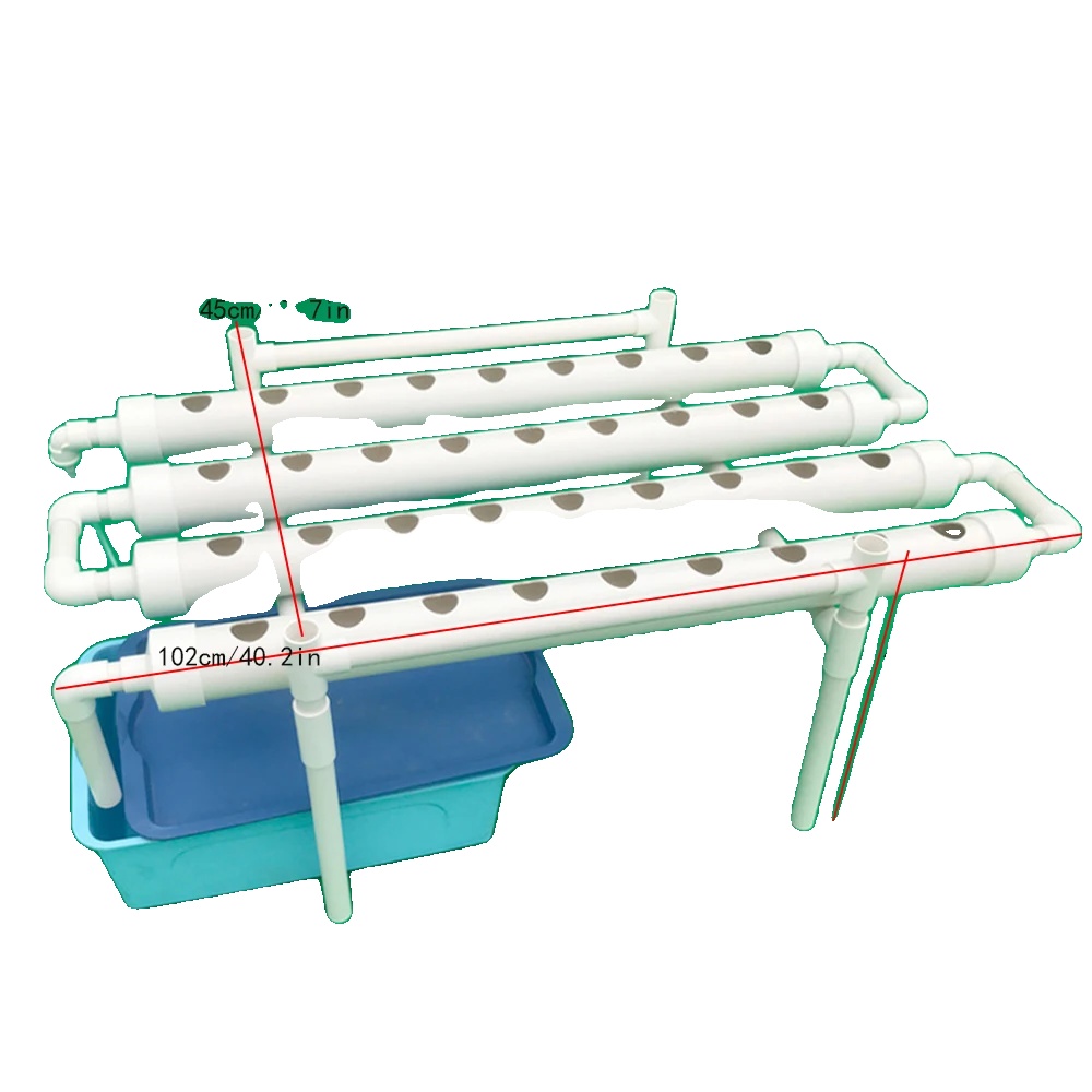 Hydroponisches Anbauset, Effiziente Wassernutzung, Platzsparendes Design, 36 Löcher
