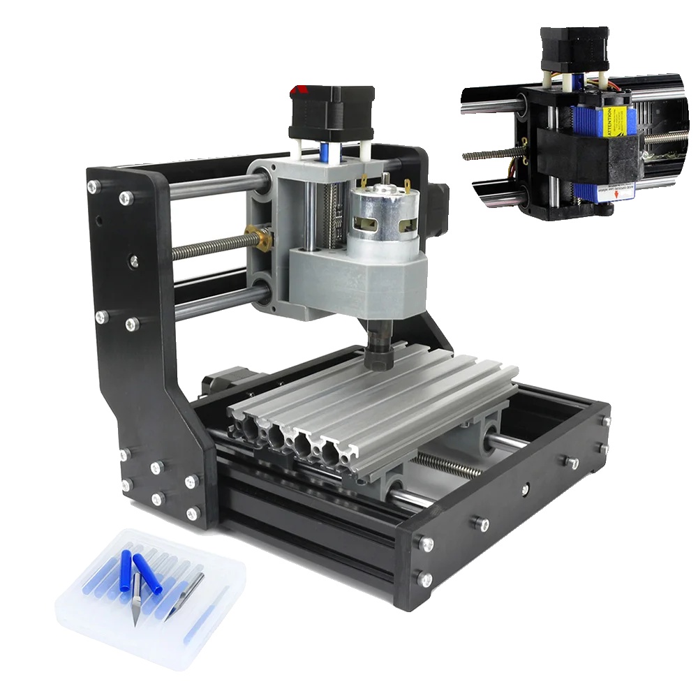 Cnc-fräsmaschine, Tischgerät, Individuell Anpassbare Steuerung, 1610 Pro Mit Er11