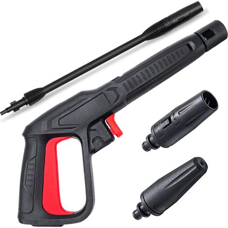 Ersatzteilset Für Hochdruckreiniger Mit Schnellverschluss-spritzpistole Für Bosch, Aqt Mit Verstellbarer Sprühdüse Und Drehbarer Turbodüse