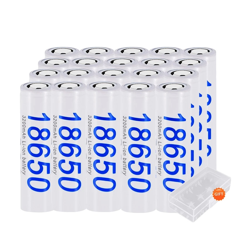 Lithium-ionen-akku, 3200 Mah Kapazität, Kompatibel Mit Taschenlampen, 20er-packung, 3,7 V Wechselstrom