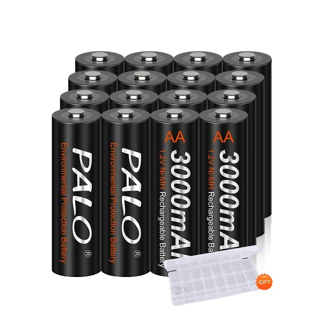 Wiederaufladbare Aa-batterien, 3000 Mah Kapazität, Lange Laufzeit, 1,2 V-b, 16 Aa-batterien