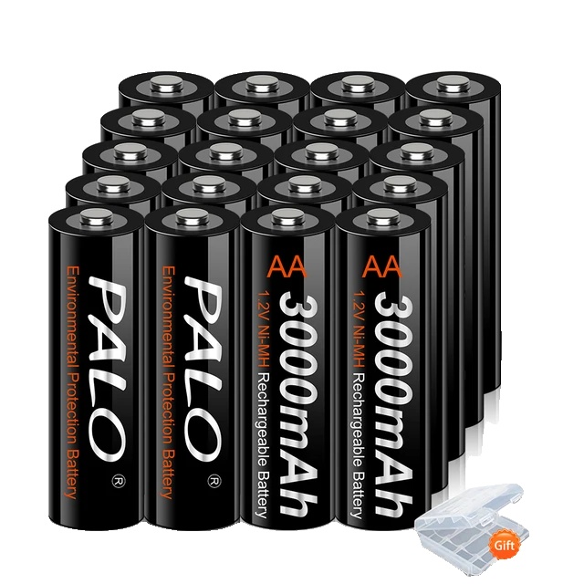 Wiederaufladbare Aa-batterie, 3000 Mah Kapazität, Ni-mh-technologie, 1,2 V-c, 20 Aa-batterien