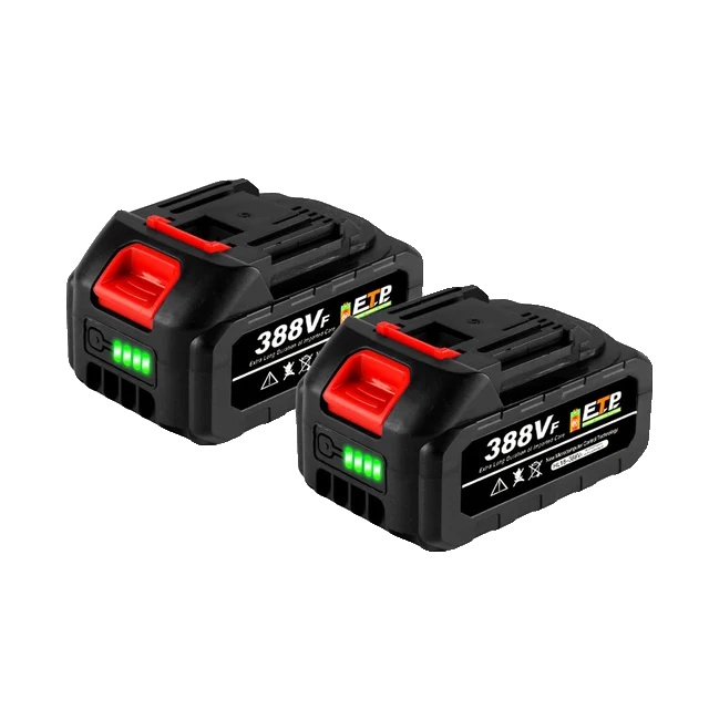 Wiederaufladbarer Akku, 18-v-lithium-ionen-akku, Hohe Kapazität, 2 X 388 Vf Mit Europäischem Stecker