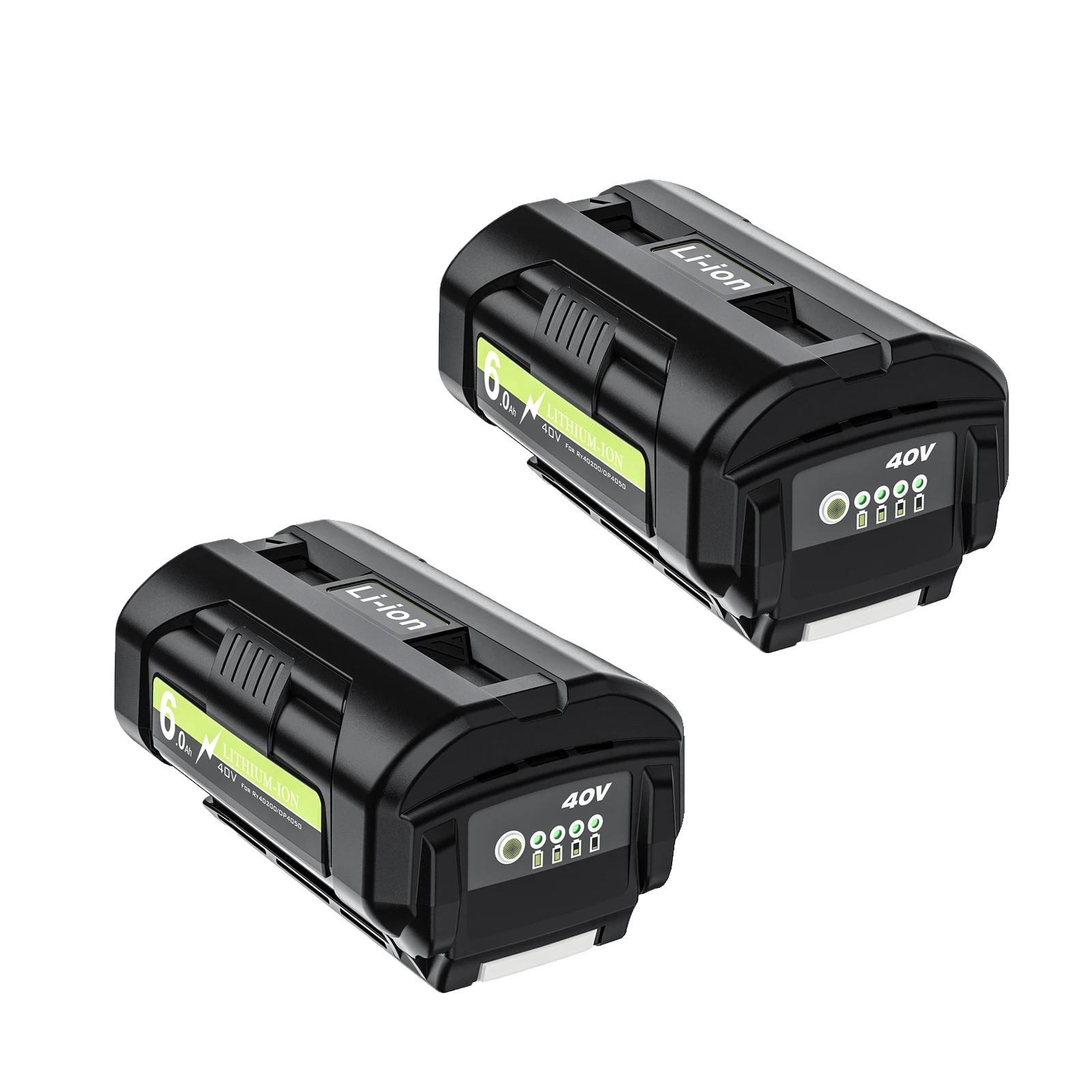 Ersatzakku, 6000 Mah Kapazität, 40 V Ausgangsspannung, 2 Stück 6000 Mah