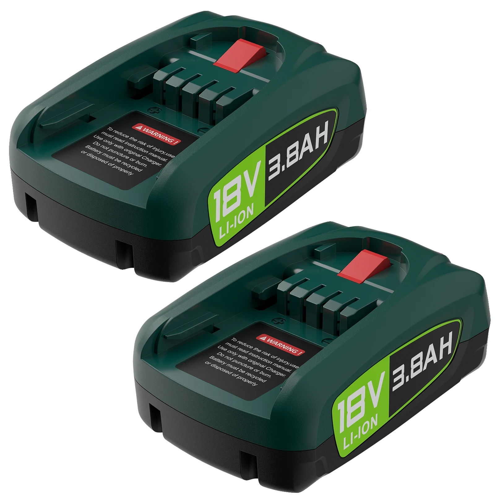 Ersatzakku, 3800 Mah Kapazität, Kompatibel Mit Bosch Pba Psb Psr, 2er-packung