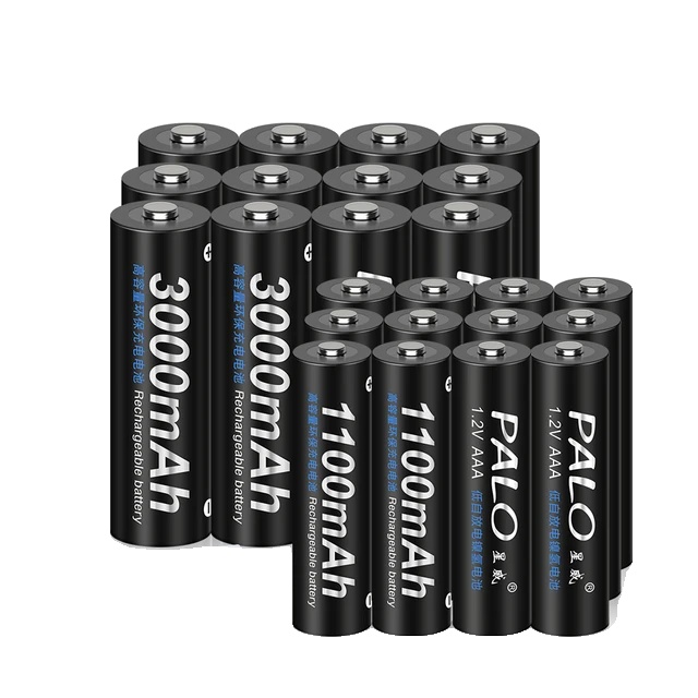 Hochleistungs-akku, Geringe Selbstentladung, 1,2 V-b, 12 Aa- Und Aaa-batterien