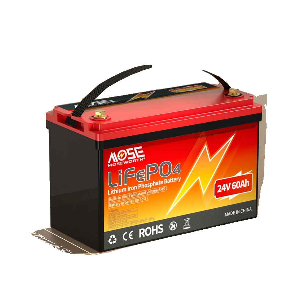 Lifepo4-akku, Hohe Lebensdauer, Vielseitige Kompatibilität, 24 V 60 Ah