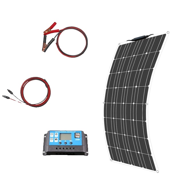 Komplettes 400-w-flexible-solarpanel-set