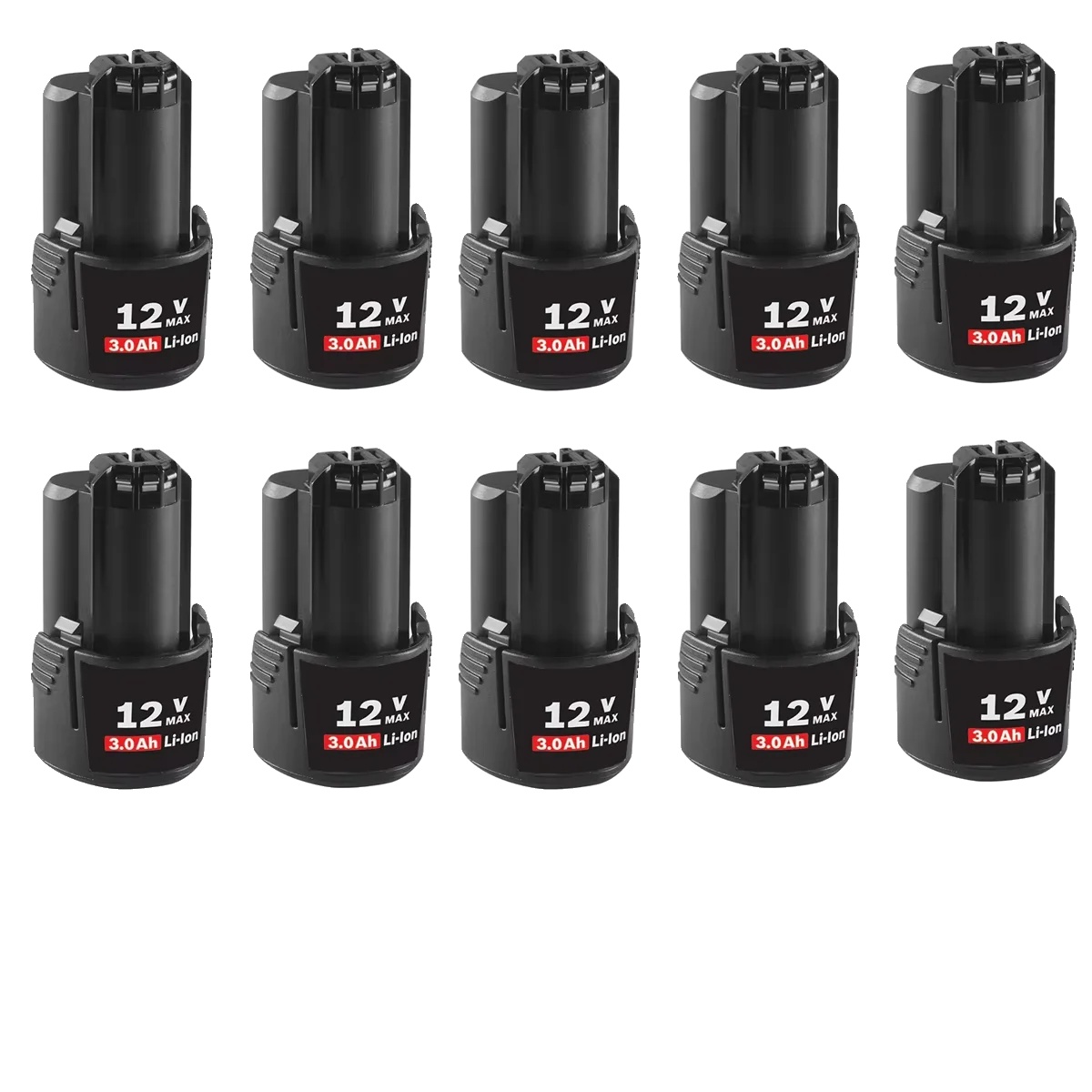 Ersatzakku Für Bosch-elektrowerkzeuge, 3000 Mah Kapazität, 10,8 V/12 V Max., 10 Stück