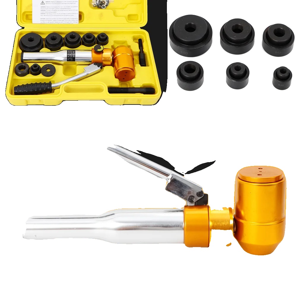 Hydraulisches Bohrmaschinen-set, Ergonomisches Design, Robuste Konstruktion, Gelb
