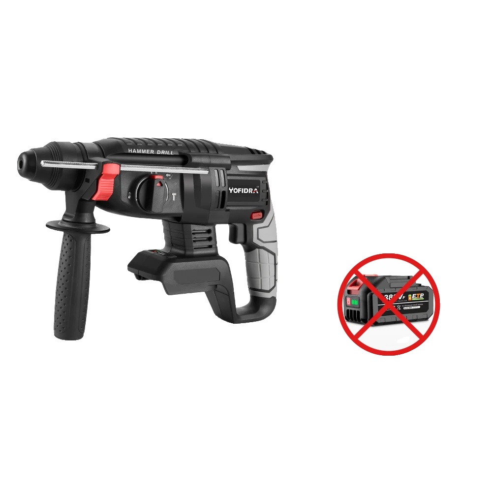 Schlagbohrmaschine, Bürstenloser Motor, Multifunktional, Ohne Akkuoption, Eu