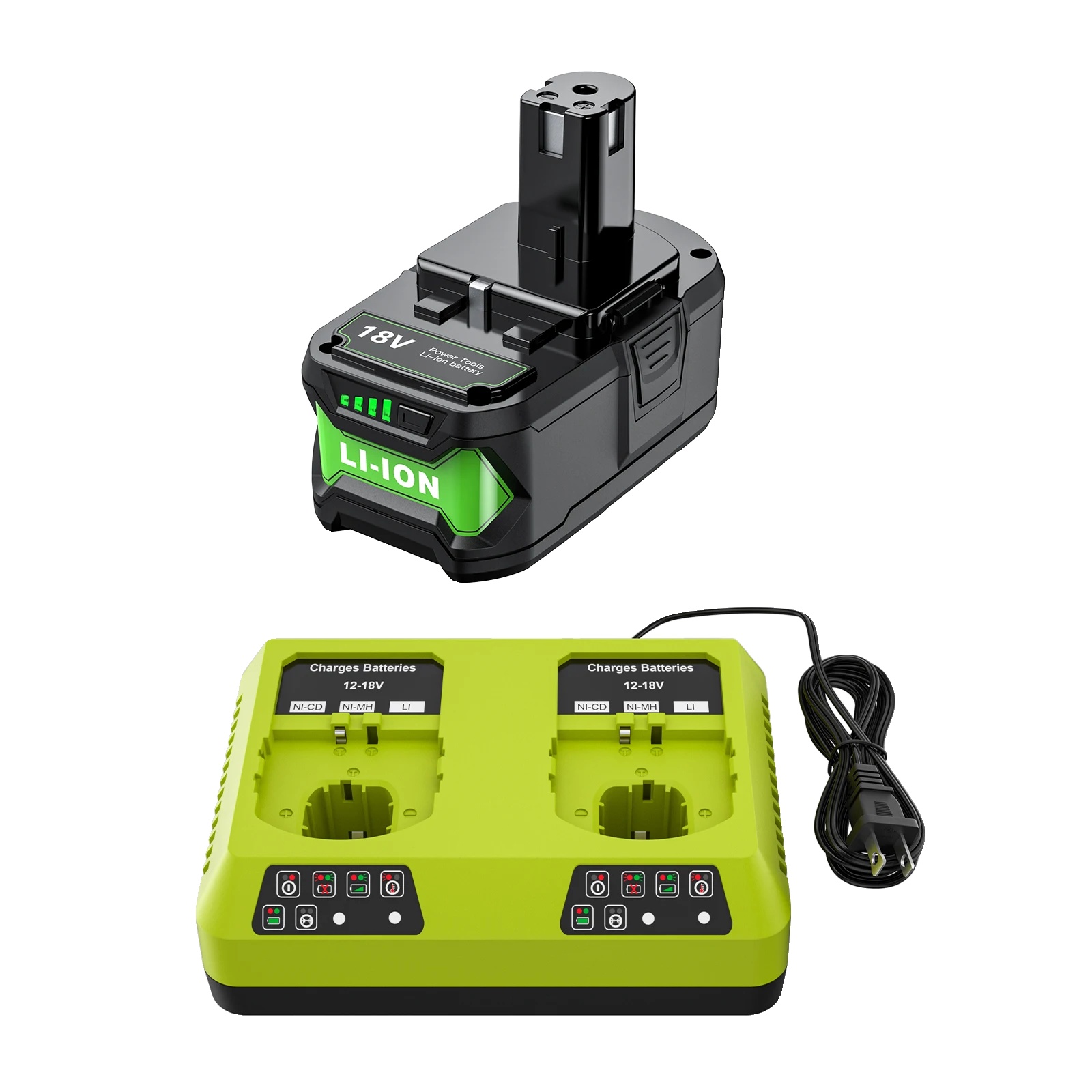 Ersatzakku Für Ryobi P108, 8000 Mah Kapazität, Lithium-ionen-technologie