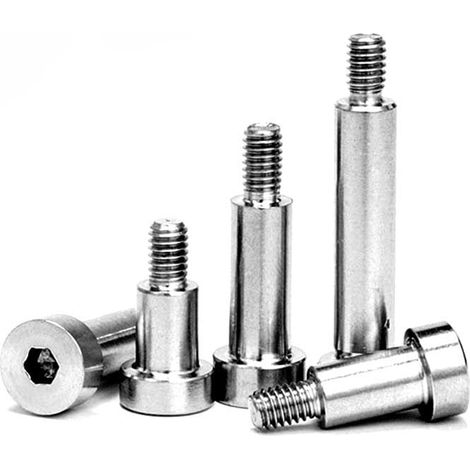 10 Stück 10 M8,50 Mm, A2 Edelstahl Sechskant-trimmerkopf-schulterlager-hochriemenscheibenbolzen