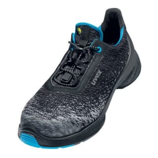 uvex 1 G2 Halbschuhe S1P schwarz, blau Weite 11 Gr. 37